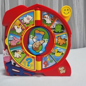 2003 Mattel The Farmer Says Flip See N Say Learn About 16 Animals Fisher Price